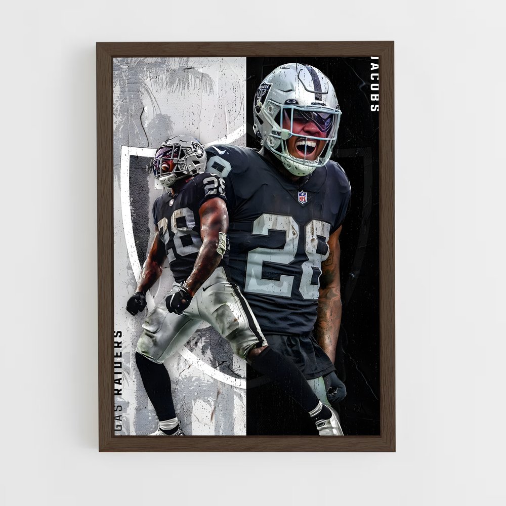 Poster Gridiron Noir (vue 5)